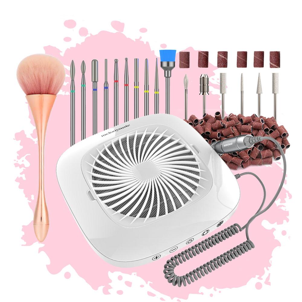 2 in 1 Nail Dust Collector Kit