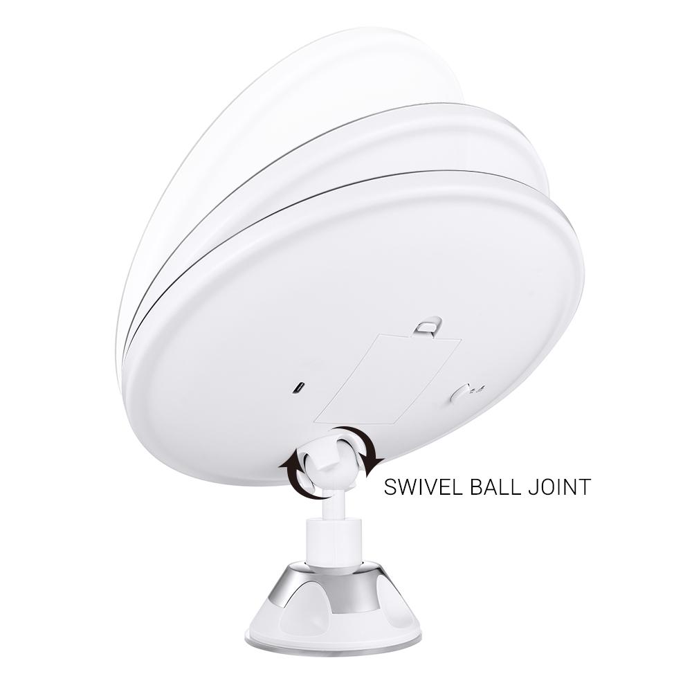 10x Magnifying  LED Lighted Makeup Mirror