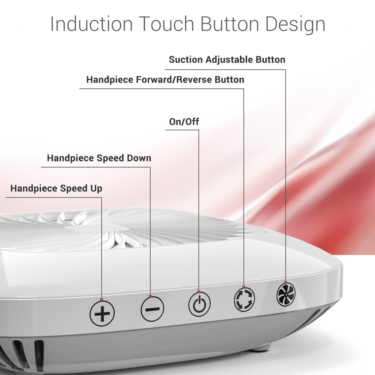 nail dust collector-touch butter design